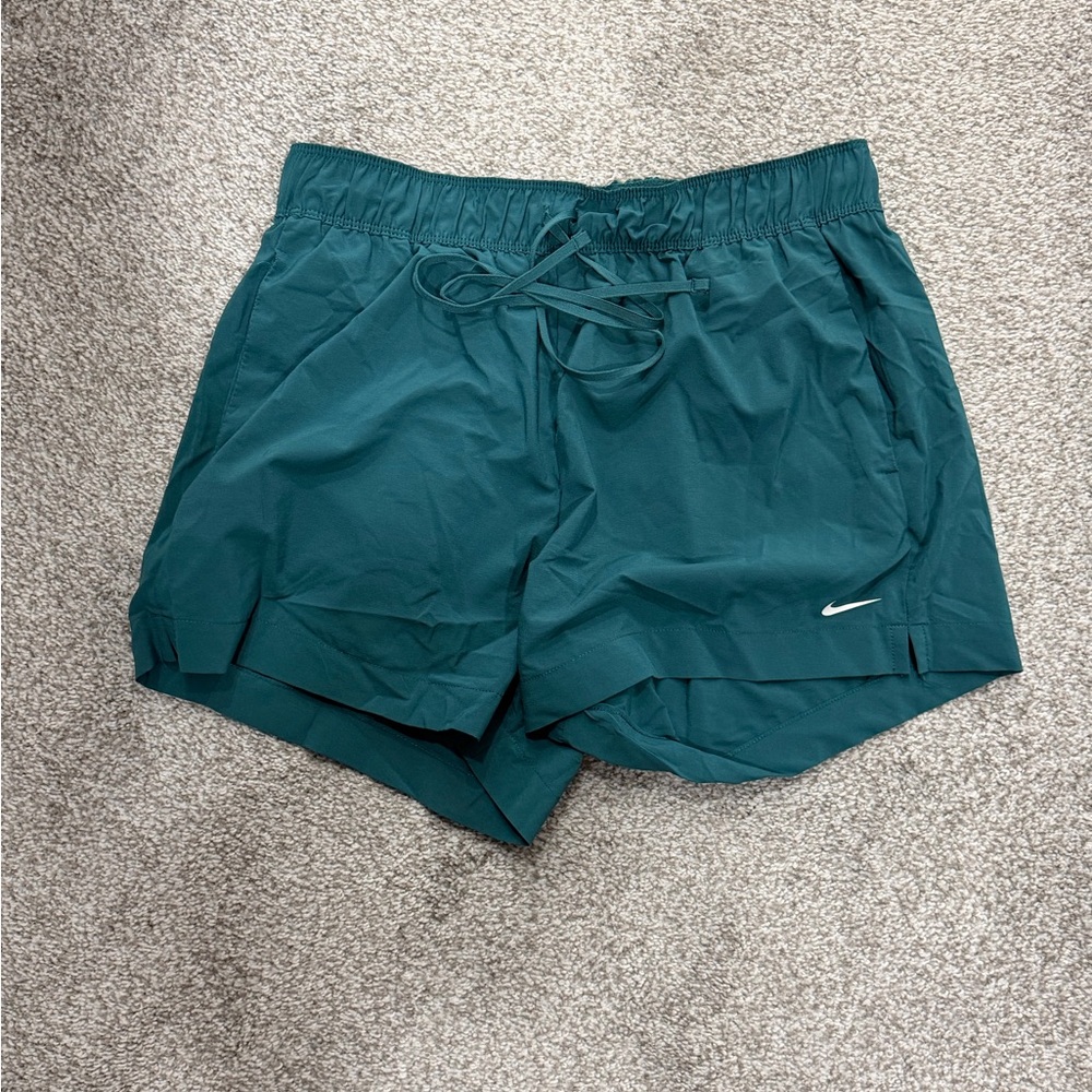 Nike Women's Dark Green Athletic Shorts